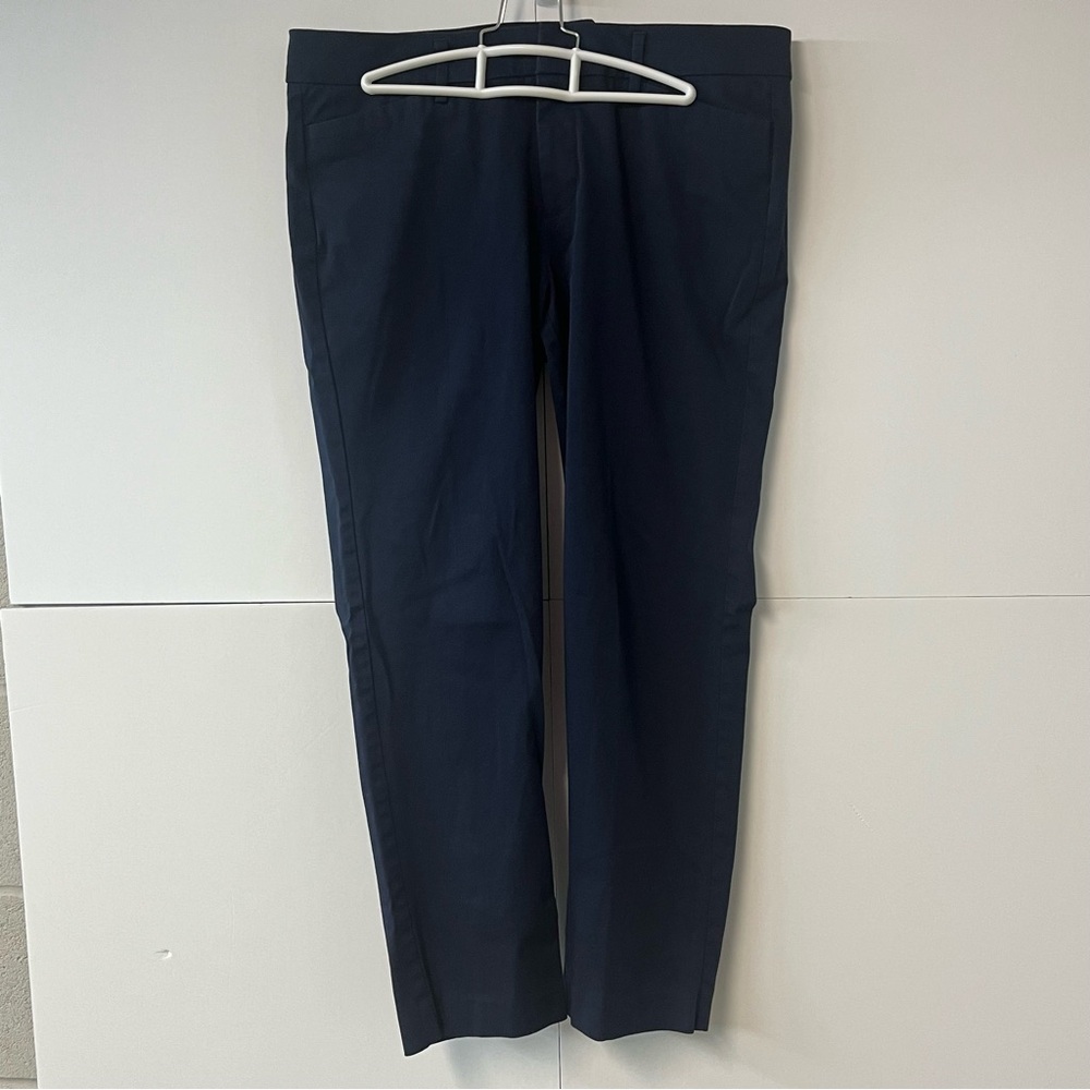 Women’s Stylus Navy Blue Khaki Style Pants. Size 8.